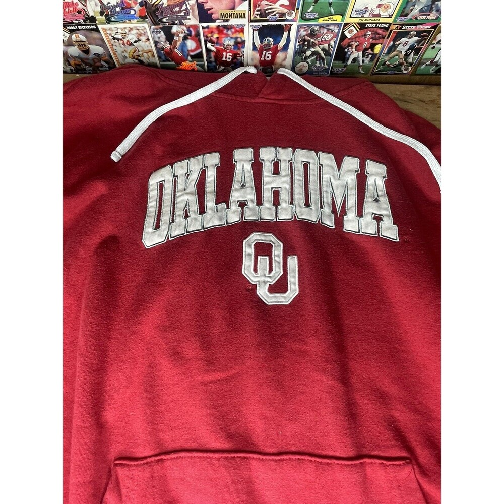 Embroidered Oklahoma Sooners Colosseum Hoodie Red XXL  Sweatshirt Hood